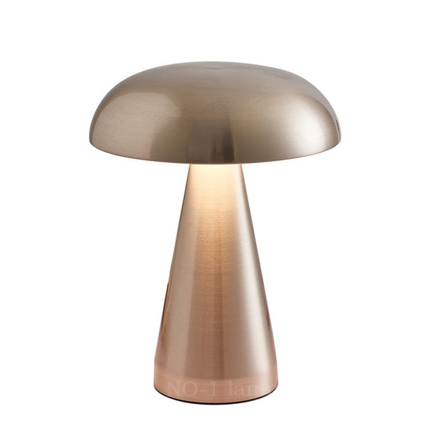 SkandiShop mushroom LED Table Lamps Touch Dimming